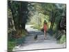Walking the Dog-Gillian Furlong-Mounted Premium Giclee Print