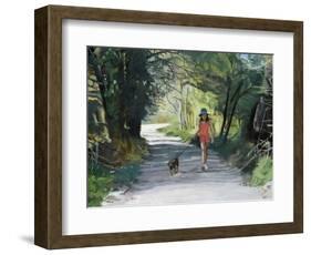 Walking the Dog-Gillian Furlong-Framed Giclee Print