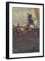 Walking the Plank, Engraved by Anderson-Howard Pyle-Framed Giclee Print