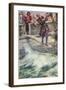 Walking the Plank', Illustration from 'The Master of Ballantrae' by Robert Louis Stevenson-Walter Stanley Paget-Framed Giclee Print