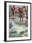 Walking the Plank', Illustration from 'The Master of Ballantrae' by Robert Louis Stevenson-Walter Stanley Paget-Framed Giclee Print