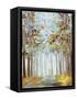 Walking Throug Gold-Allison Pearce-Framed Stretched Canvas