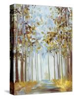 Walking Throug Gold-Allison Pearce-Stretched Canvas