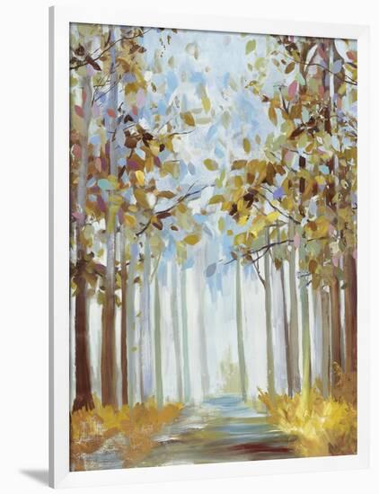 Walking Throug Gold-Allison Pearce-Framed Art Print