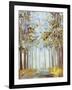 Walking Throug Gold-Allison Pearce-Framed Art Print