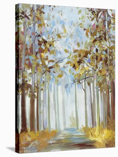 Walking Throug Gold-Allison Pearce-Stretched Canvas