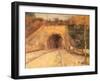 Walking Thru Viaduct, 1887-Vincent van Gogh-Framed Giclee Print