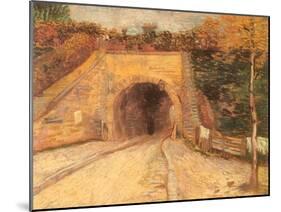 Walking Thru Viaduct, 1887-Vincent van Gogh-Mounted Giclee Print