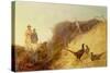 Walking Up Pheasants on the 1st of October (See also 63636)-Richard Ansdell-Stretched Canvas