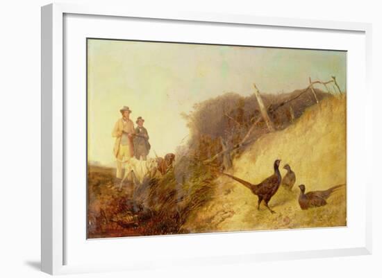 Walking Up Pheasants on the 1st of October (See also 63636)-Richard Ansdell-Framed Giclee Print