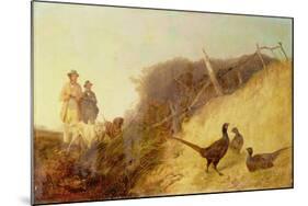 Walking Up Pheasants on the 1st of October (See also 63636)-Richard Ansdell-Mounted Giclee Print