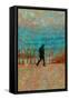 Walking-Andre Burian-Framed Stretched Canvas