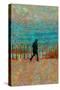 Walking-Andre Burian-Stretched Canvas