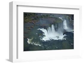 Walkway and Devil's Throat, Iguazu Falls, on Brazil, Argentina Border-David Wall-Framed Photographic Print