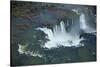 Walkway and Devil's Throat, Iguazu Falls, on Brazil, Argentina Border-David Wall-Stretched Canvas