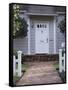 Walkway and Front Door of House-null-Framed Stretched Canvas