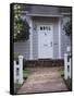 Walkway and Front Door of House-null-Framed Stretched Canvas