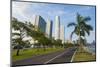 Walkway and the skyline of Panama City, Panama, Central America-Michael Runkel-Mounted Photographic Print