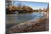 Walkway Erie Canal in Autumn NYS-Anthony Paladino-Mounted Giclee Print