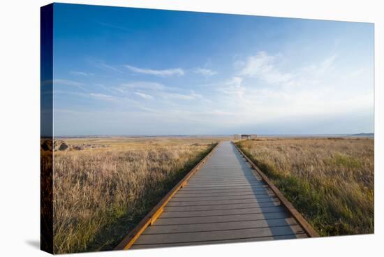 Walkway Going Through the Badlands National Park, South Dakota, Usa-Michael Runkel-Stretched Canvas