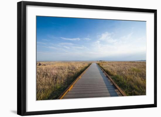 Walkway Going Through the Badlands National Park, South Dakota, Usa-Michael Runkel-Framed Photographic Print