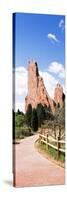 Walkway Leading to a Park, Garden of the Gods, Colorado Springs, Colorado, USA-null-Stretched Canvas
