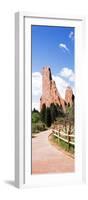 Walkway Leading to a Park, Garden of the Gods, Colorado Springs, Colorado, USA-null-Framed Photographic Print