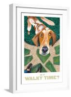 Walky Time-Mark Ulriksen-Framed Art Print