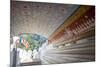 Wall and Ceiling Murals Inside the Temple of the Sacred Tooth Relic, Kandy, Sri Lanka-Charlie-Mounted Photographic Print