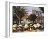 Wall at San Miguel-Clif Hadfield-Framed Art Print