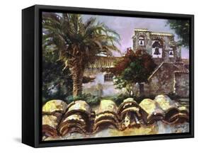 Wall at San Miguel-Clif Hadfield-Framed Stretched Canvas