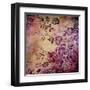 Wall Background Or Vintage Texture. For Art Texture, Grunge Design, And Old Border Frame-iulias-Framed Art Print