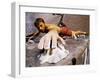 Wall Climber Reaches for a Grip, Colorado, USA-null-Framed Photographic Print