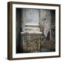 Wall Detail with Old Paint, Havana, Cuba, West Indies, Central America-Lee Frost-Framed Photographic Print