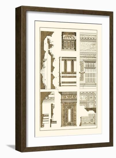 Wall-Facing with Wood-Paneling-J. Buhlmann-Framed Art Print