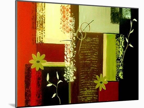 Wall Flowers-Ruth Palmer Digital-Mounted Art Print