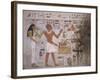 Wall Fragment from the Tomb of Amenemhet and His Wife Hemet, Middle Kingdom-null-Framed Giclee Print