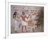 Wall Fragment from the Tomb of Amenemhet and His Wife Hemet, Middle Kingdom-null-Framed Giclee Print