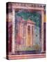 Wall Fresco with Architecture, C. 40-30 B.C.-null-Stretched Canvas