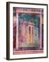 Wall Fresco with Architecture, C. 40-30 B.C.-null-Framed Art Print