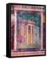 Wall Fresco with Architecture, C. 40-30 B.C.-null-Framed Stretched Canvas