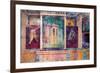 Wall Fresco with Architecture, C. 40-30 B.C.-null-Framed Premium Giclee Print