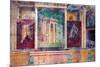 Wall Fresco with Architecture, C. 40-30 B.C.-null-Mounted Premium Giclee Print