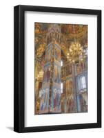 Wall frescos, Church on Spilled Blood (Resurrection Church of Our Saviour), UNESCO World Heritage S-Richard Maschmeyer-Framed Photographic Print