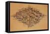 Wall Hanging Made of Crossed Metal Bits-null-Framed Stretched Canvas