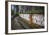 Wall in the Tajo River. Aranjuez, Madrid, Spain.World Heritage Site by UNESCO in 2001-outsiderzone-Framed Photographic Print