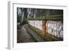 Wall in the Tajo River. Aranjuez, Madrid, Spain.World Heritage Site by UNESCO in 2001-outsiderzone-Framed Photographic Print