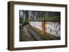 Wall in the Tajo River. Aranjuez, Madrid, Spain.World Heritage Site by UNESCO in 2001-outsiderzone-Framed Photographic Print