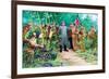 Wall Mural of Kim Il Sung, Pyongyang, Democratic People's Republic of Korea, N. Korea-Gavin Hellier-Framed Photographic Print