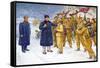 Wall Mural of Kim Il Sung, Pyongyang, Democratic People's Republic of Korea, N. Korea-Gavin Hellier-Framed Stretched Canvas